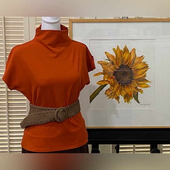 Buji Baja unusual tan fabric belt made from ribbons - Picture 3 of 10